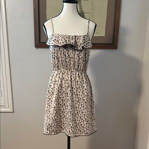 Anthropologie Ruffled Mini Slip Dress